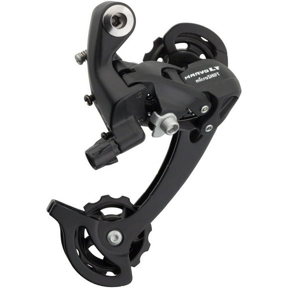 microSHIFT MarvoLT M46 Rear Derailleur - 8,9 Speed, Long Cage, Black