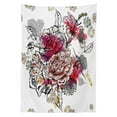 thumbnail image 3 of Ambesonne Floral Tablecloth Rectangular Table Cover, Wedding Themed Nostalgic, 60"x90", Multicolor, 3 of 4
