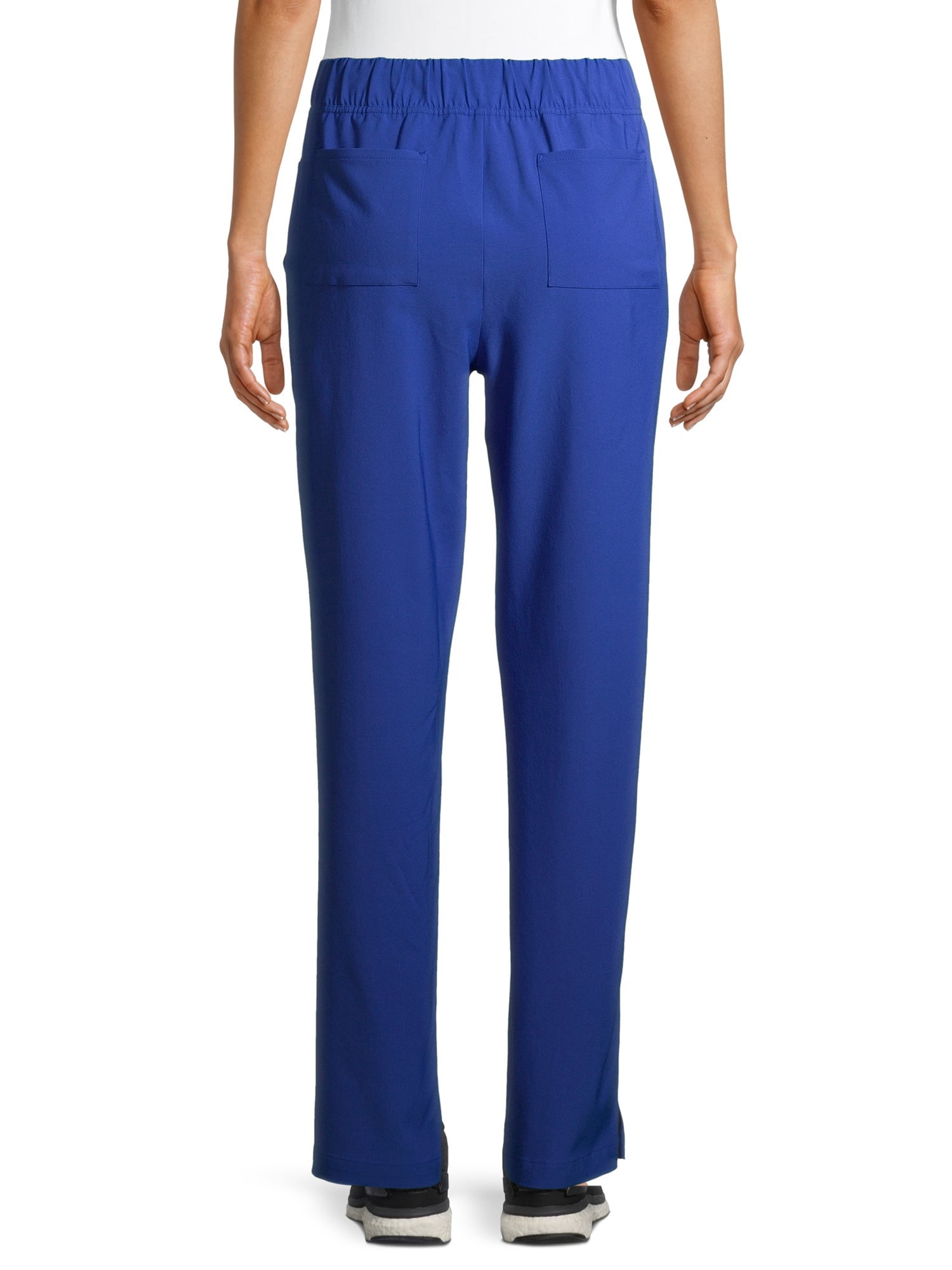 ClimateRight by Cuddl Duds Modern Fit Straight-Leg Flat Front Scrub Pant (Women's Petite), 1 Count, 1 Pack