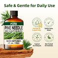 thumbnail image 6 of Kukka Pine Needle Essential Oil with Aromatherapy Stone - 100% Pure Fall-Ready Forest-Fresh Scent for Diffuser, Home Deodorizing, Bath & DIY - 4 fl oz, 6 of 6