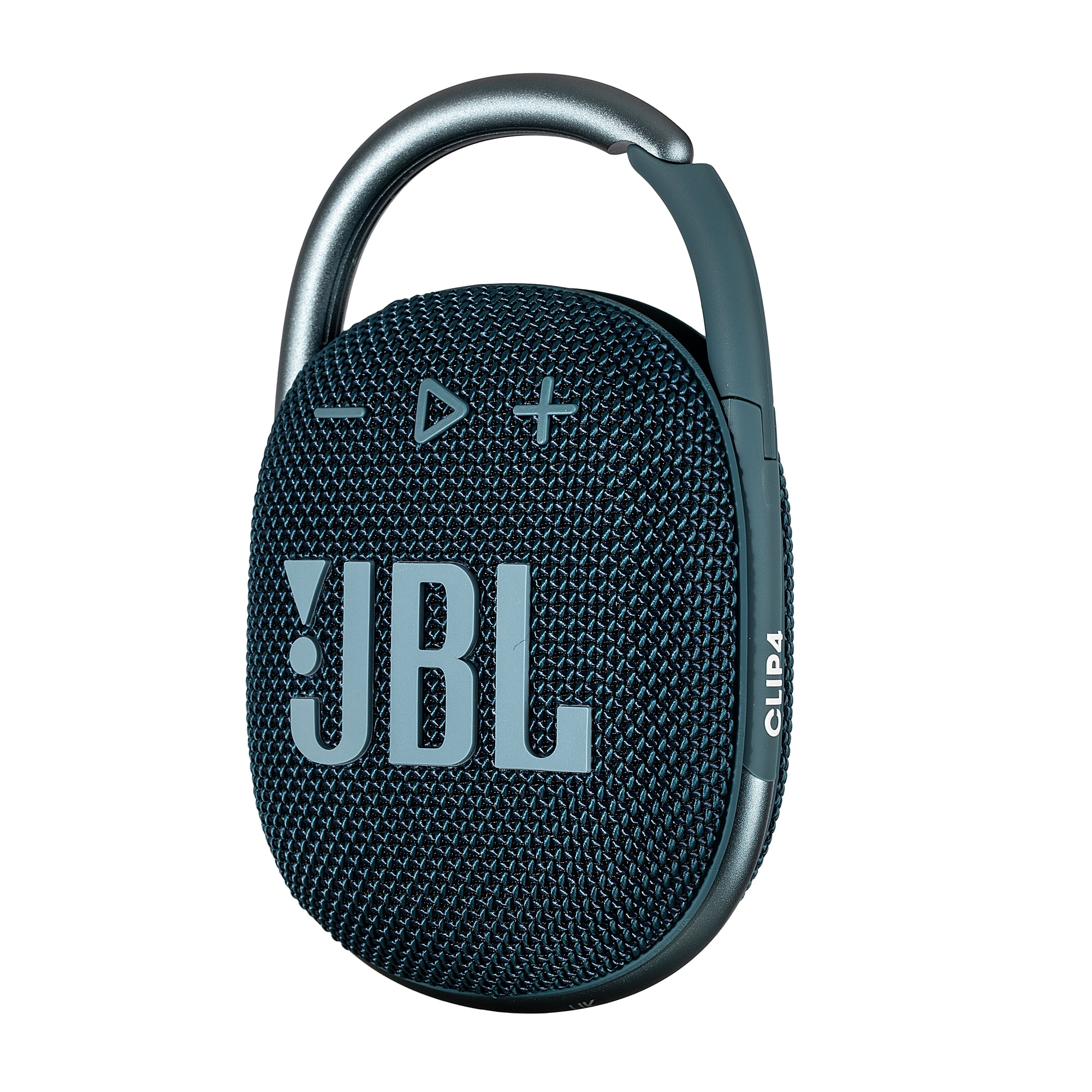 JBL Clip 4 Portable Bluetooth Speaker with Built-In Carabiner, IP67 Waterproof Bundle + USB Adapter (International Model)