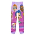 thumbnail image 4 of Fun Bubble Guppies Womens Pajama Set Loungewear Cozy Soft House Wear Sets Long Sleeve Round Neck T Shirt Top Bottom Pants Sleepwear, 4 of 9