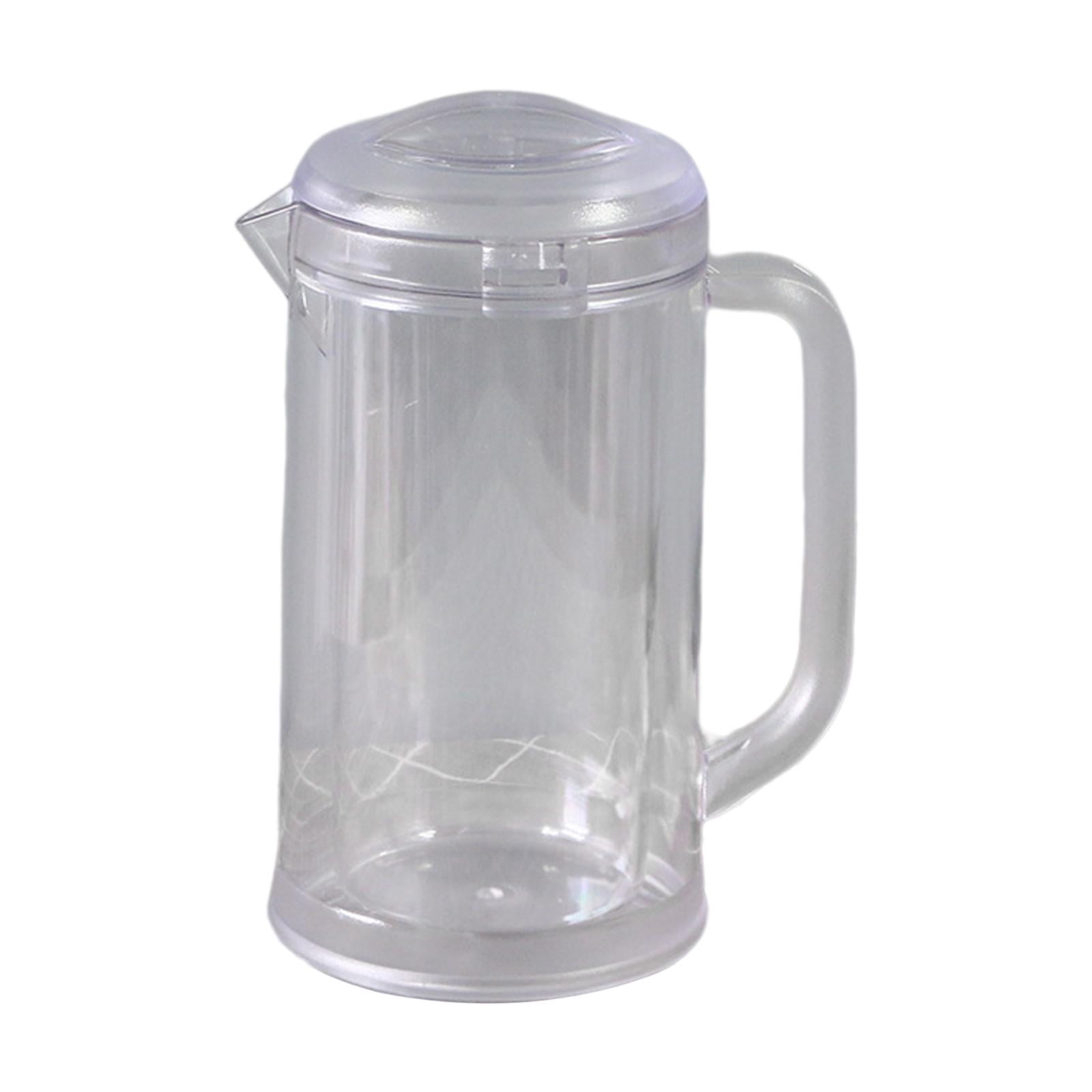 Fiocias Water Jug Fridge Jug Pitcher with Handle Shatterproof Drink Dispenser Teapot for Clear
