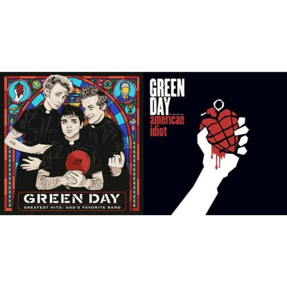Greatest Hits: God's Favorite Band (X) & American Idiot (W/Poster) [LP Vinyl Bundle]