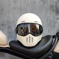 thumbnail image 3 of Cascos integrales para motocicleta, carcasa de fibra de vidrio, estilo retro vintage TT&CO Cafe Racer, casco integral de fibra de vidrio para motocross, scooter y hombre, 3 of 5