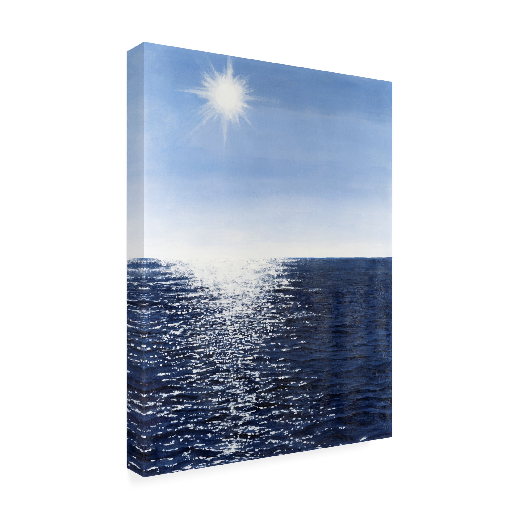 Canvas Wall Art - Michael Willett 'Solar Glitter I' Wall Art for Living Room, Bedroom, or Office Décor by Trademark Fine Art - 35 x 47 Inches