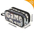 thumbnail image 4 of FORMRS Pencil Case with 3 Compartments Zipper Pouch, Elementary School Level and up, Gray Game Day, 4 of 8