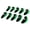 black and andand green, variant on 10PCS Neoprene Golf Club Headgear Iron Protector Case Pouch for Men Golf Game black