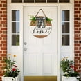 thumbnail image 5 of GeBuSn Garden Welcome Sign Circular Door Hanger For A Warm Welcome Ideal For Homeowners Who Unique Decor 11.81x11.81in/30x30cm (A), 5 of 5
