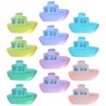 thumbnail image 2 of 12 piezas de miniaturas de barcos para decoración, modelos de barcos pequeños y luminosos, ideales para micro paisajes., 2 of 8