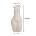 thumbnail image 3 of Famyfamy Flower Vase Home Decoration Ceramic Vases For Flowers Nordic Woman Body Shape High Temperature Processed Plant Vase, 3 of 16