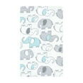 thumbnail image 3 of Hudson Baby Cotton Flannel Burp Cloths, Neutral New Elephant 10-Pack, One Size, 3 of 7