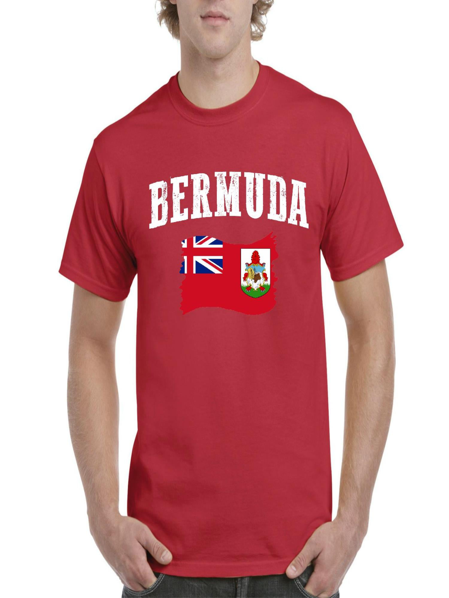 Normal is Boring - Mens Bermuda Flag Short Sleeve T-Shirt - Walmart.com ...