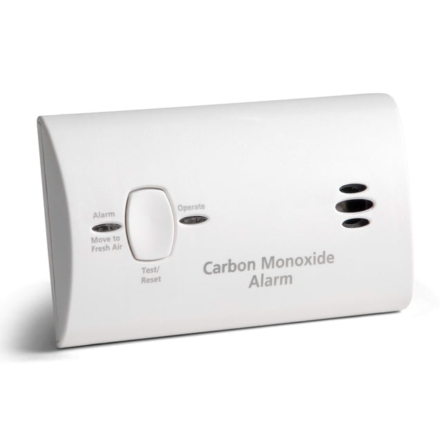 Detector de monóxido de carbono Kidde alimentado por pilas con LED