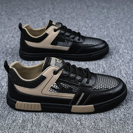 

eczipvz Men Shoes Men s Shoes 2023 Summer New Small White Shoes Men s Hundred Shoes Men s Models Lightweight Casual Sneaker Shoes for Men (Black 42)