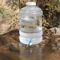 thumbnail image 4 of Camping Water Jug 6 Gallons with Faucet Transparent BPA Free Water Storage Container, Outdoor Water Tank with Handle for Hiking Sports Emergency Drinking Water Supply and Home Use, 4 of 8