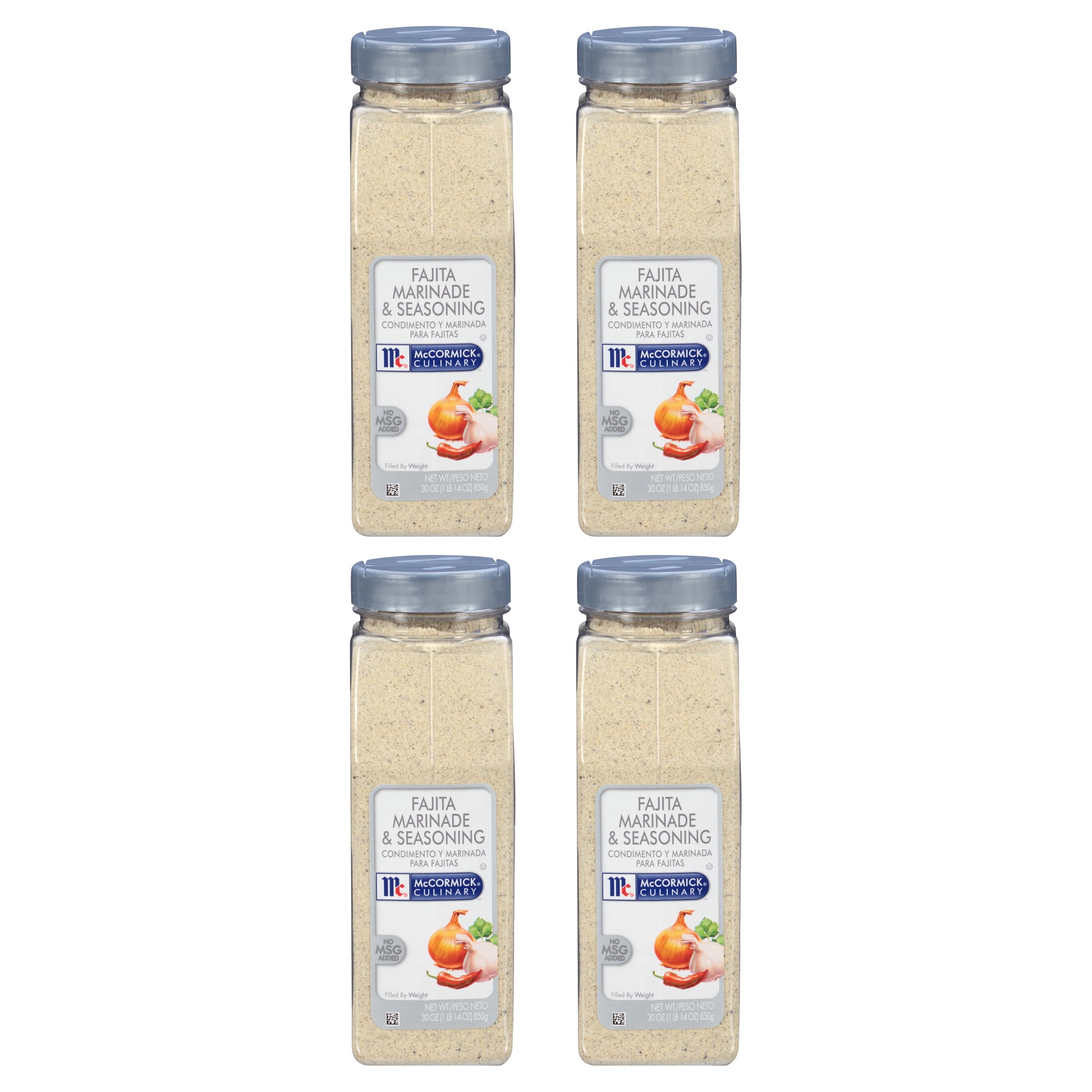 (4 pack) McCormick Culinary Fajita Seasoning Mix, 30 oz