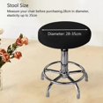 thumbnail image 5 of 4 Pack Round Bar Stool Covers - Super Soft And Washable Elastic Stool Cushion Slipcover For Bar 12, 5 of 5