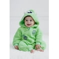 thumbnail image 2 of Disney Monsters Inc. Baby Boys' Cosplay Hooded One Piece Green Mike Boo, 2 of 5