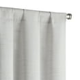 thumbnail image 2 of Mainstays Como Textured Light Filtering Indoor Curtain Panel Pair, Set of 2, 37” W x 84”L, Gray, 2 of 5