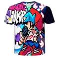 thumbnail image 2 of 6M-14T Kids Fridany Night Funkin Camisetas Verano Niños Niños Niñas Ropa Camisetas de manga corta Camisetas Casual Loose Children's T Shirts9T Gao Jinjia LED, 2 of 2