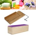 thumbnail image 3 of Cutter Box,  , Bread Cutter, Bamboo Wood Kitchen Accessory, Strong Stability Durability Wear Resistance For Man Woman Cutter Board + Box With Lid,Cutter  Board + Box Without Lid, 3 of 8
