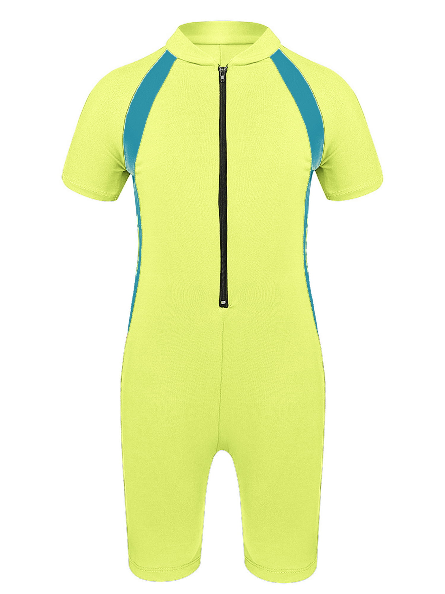 CHICTRY Baby Boy Girl UPF 50 One-Piece Stripes Sun Protective Swimsuit Rash Guard Swim Set 
