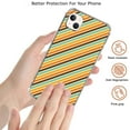 thumbnail image 2 of Retro 70s Stripes Case for iPhone 13 Mini,Aesthetic Art Design TPU Shock-proof Cover Case, 2 of 5