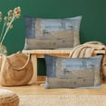 thumbnail image 6 of Throw Pillow Covers Grey and Brown Abstract Art Pillow Covers 20x12 Inch Set of 2 Throw Pillows Decorative Pillow Cases Cushion Covers for Bedroom Livingroom Sofa Farm House, 6 of 6