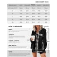 thumbnail image 2 of Womens Waffle Knit Plaid Shacket Boyfriend Button Down Shirt Jacket Loose Long Sleeve Tops, 2 of 4