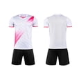 thumbnail image 2 of ATOGUTA Beach Clothes for Boy Short Sleeve Crew Neck T shirts and Shorts Set Size 5T-15 Summer Clothing Set Hot Pink, 2 of 6