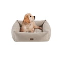 thumbnail image 3 of Martha Stewart Charlie 4-Sided Polyester Pet Bed with Removable Cover in Tan, 3 of 3