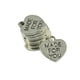 thumbnail image 2 of 50 piezas al por mayor con forma de de amor HECHO DIY colgante haciendo hallazgos para collar pendientes colgantes, 2 of 6