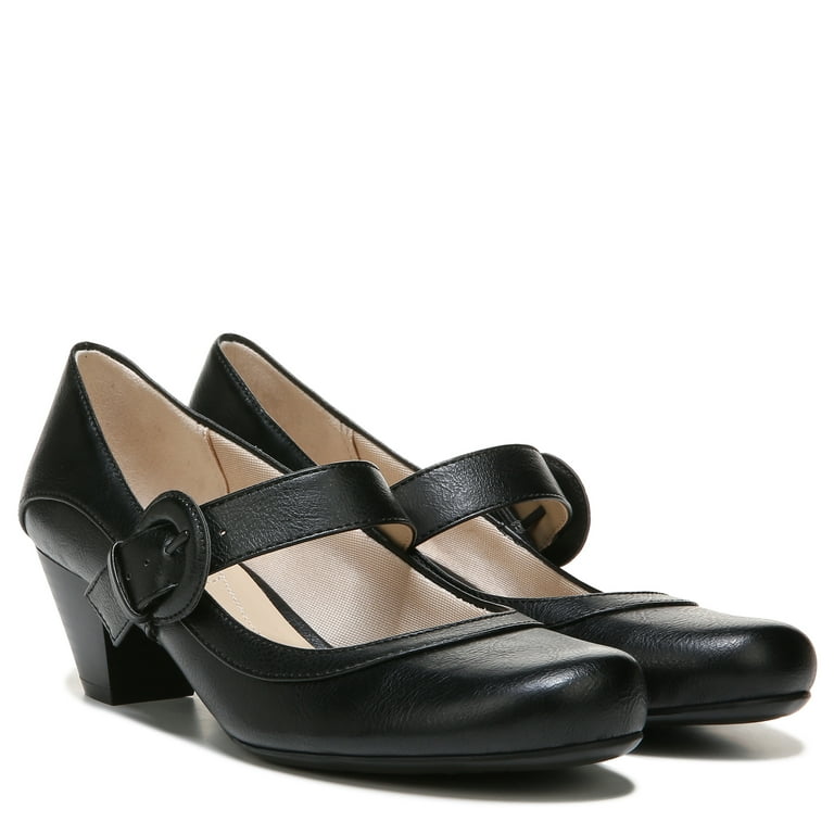 LifeStride Womens Rozz Mary Jane Pumps Medium Wide Width