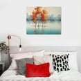 thumbnail image 5 of COMIO Autumn Canvas Wall Art Frame, Autumn Leaves Picture Landscape Print, Red Birch Canvas Wall Art, Large Wall Art, Pictured Framed Artwork, Ready to Hang Living Room Bedroom Home Wall, 5 of 5