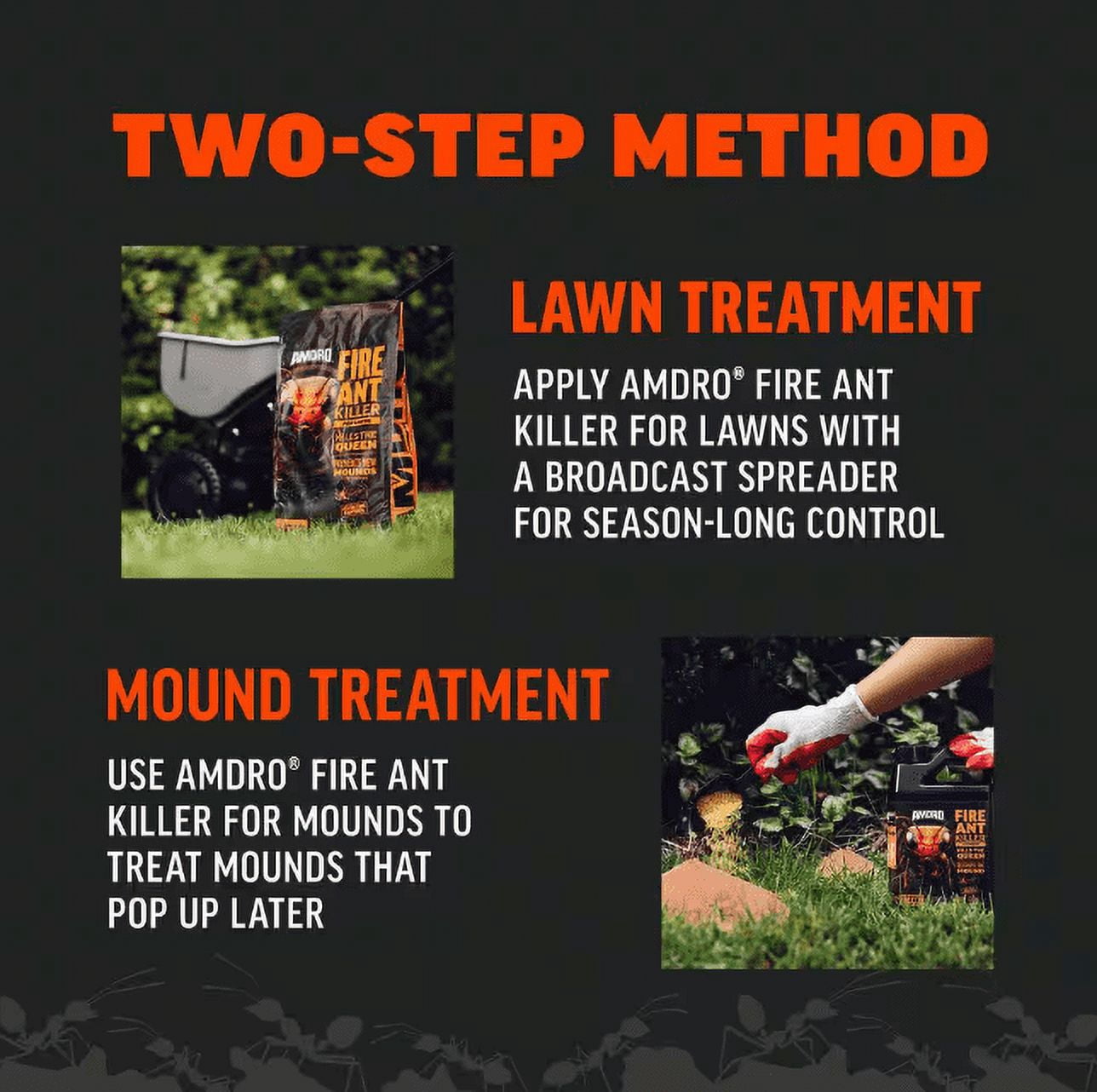 5 lb. 10,000 sq. ft. Outdoor Fire Ant Killer Yard Treatment Granule Bait with 3-Month Control (2-Pack)