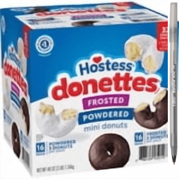 Donettes Variety Pack Donuts, Snack Size, 1.5 oz., 32 pk.