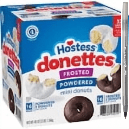 Donettes Variety Pack Donuts Snack Size 1.5 oz. 32 pk.
