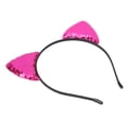 thumbnail image 4 of Decoración De Orejas De Gato, Diadema De Gatito, Diademas De Orejas De Lentejuelas Con Orejas De Gato Brillantes, Estable Y Duradera Para Navidad, Halloween, Para La Vida Diaria,, 4 of 8