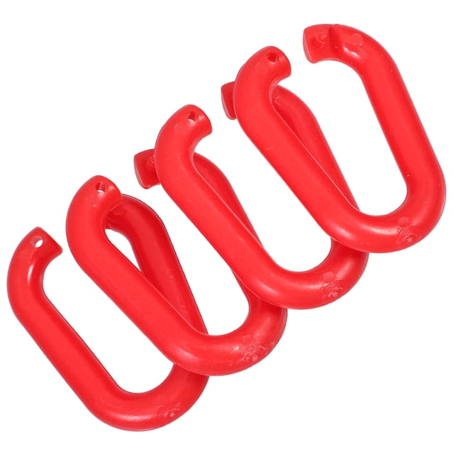 BESTYASH 4Ud Conectores Plásticos Para Postes Y De Tráfico Fácil Instalación Color Rojo