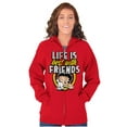 thumbnail image 5 of Betty Boop Pudgy Cute Puppy Dog Zip Hoodie Sweatshirt Women Brisco Brands M, 5 of 6