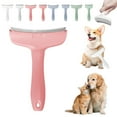 thumbnail image 2 of Koiauber V-Tooth Deshedding Comb Pet Hair Removal Grooming Brush 1mm Teeth Shedding Comb with Ergonomic Handle for Dogs Cats, 2 of 8