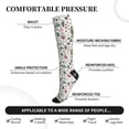 thumbnail image 2 of Sikiie Frog and Forest Plants 1 Pairs Compression Socks for Men and Women 15-20 mmHg Running Support Socks, 2 of 7