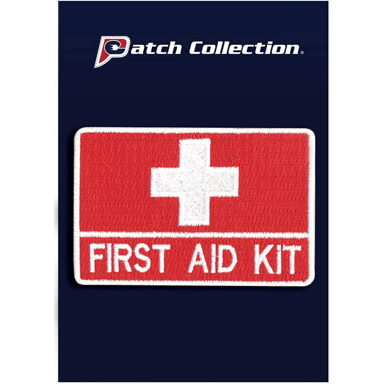 First Aid Kit Iron On Patch