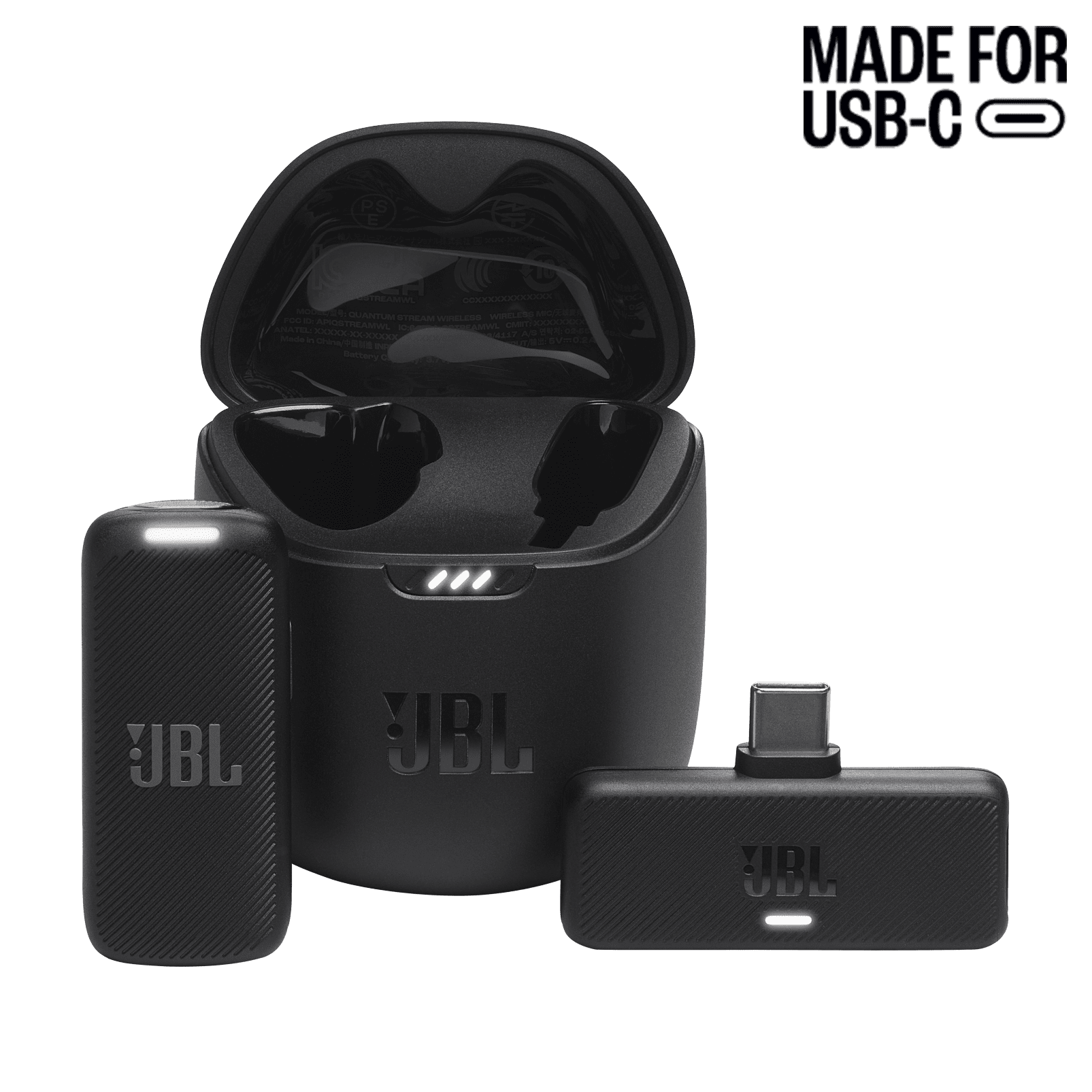 JBL Wireless Microphone Set, Dual-Channel System with Replaceable