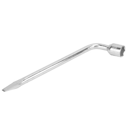 

LType Socket Wrench Extended Car Truck Tire Tool Repair Removal Pry Bar 45# Steel 21mmm
