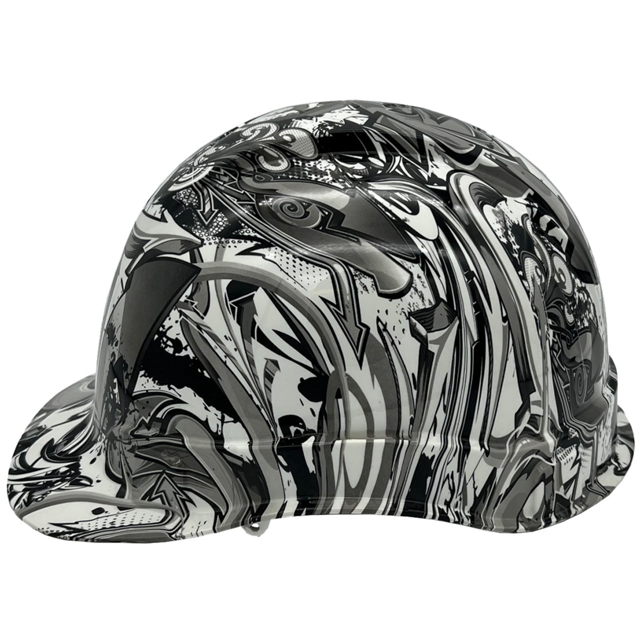 Graffiti Hydro Dipped Hard Hats Cap Style with 4 Pt Suspension