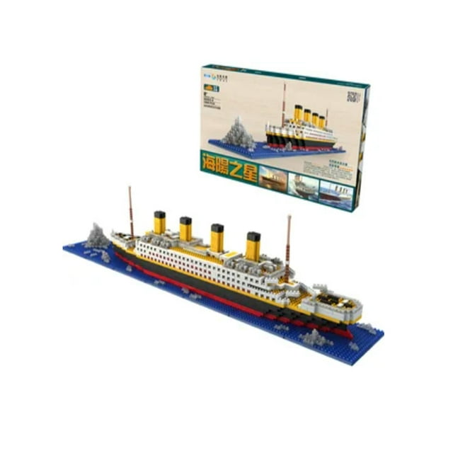 Minibloque de construcción Titanic Ship 1860 piezas de plástico ABS