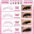 thumbnail image 2 of Kit de extensión de pestañas Eefofnn DIY Fuzzy Mink Cluster Lashes 10-18 mm, 2 of 7