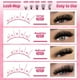 thumbnail image 2 of Kit de extensión de pestañas Eefofnn DIY Fuzzy Mink Cluster Lashes 10-18 mm, 2 of 7